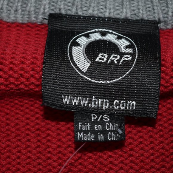 NEW WITH TAG SKI-DO WOMEN SWEATER WARM SLIM FIT POCKETS RED/GREY KNIT, S… - Picture 10 of 11